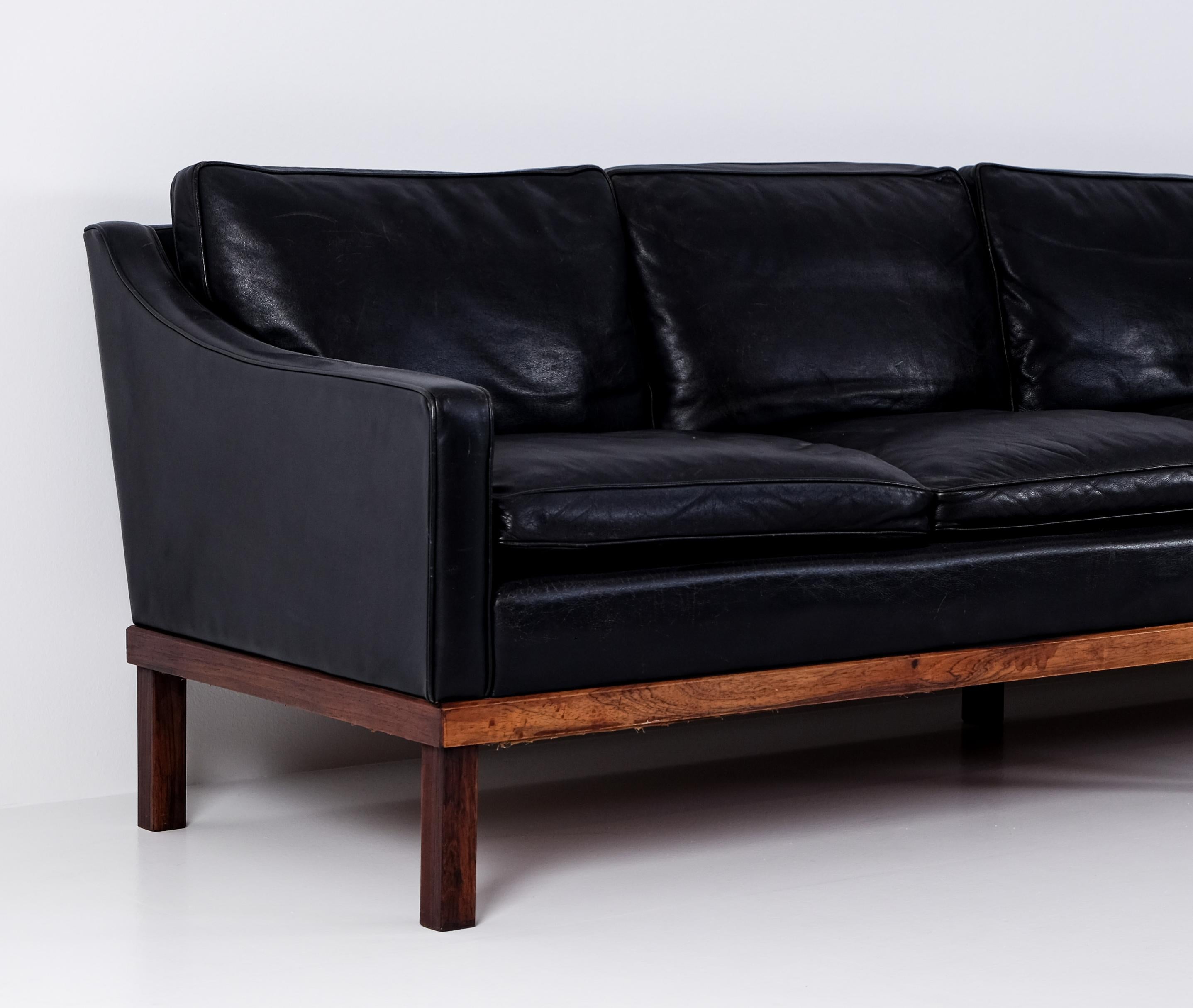 Rare Ib Kofod-Larsen Sofa, 1960s For Sale 1
