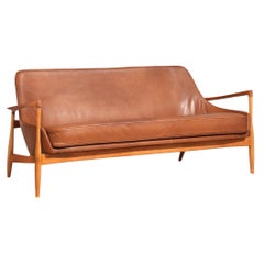 Rare Ib Kofod Larsen Sofa for Laauser, Germany 1950s