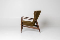 Rare Ib Kofod Larsen Wingback Lounge for Selig