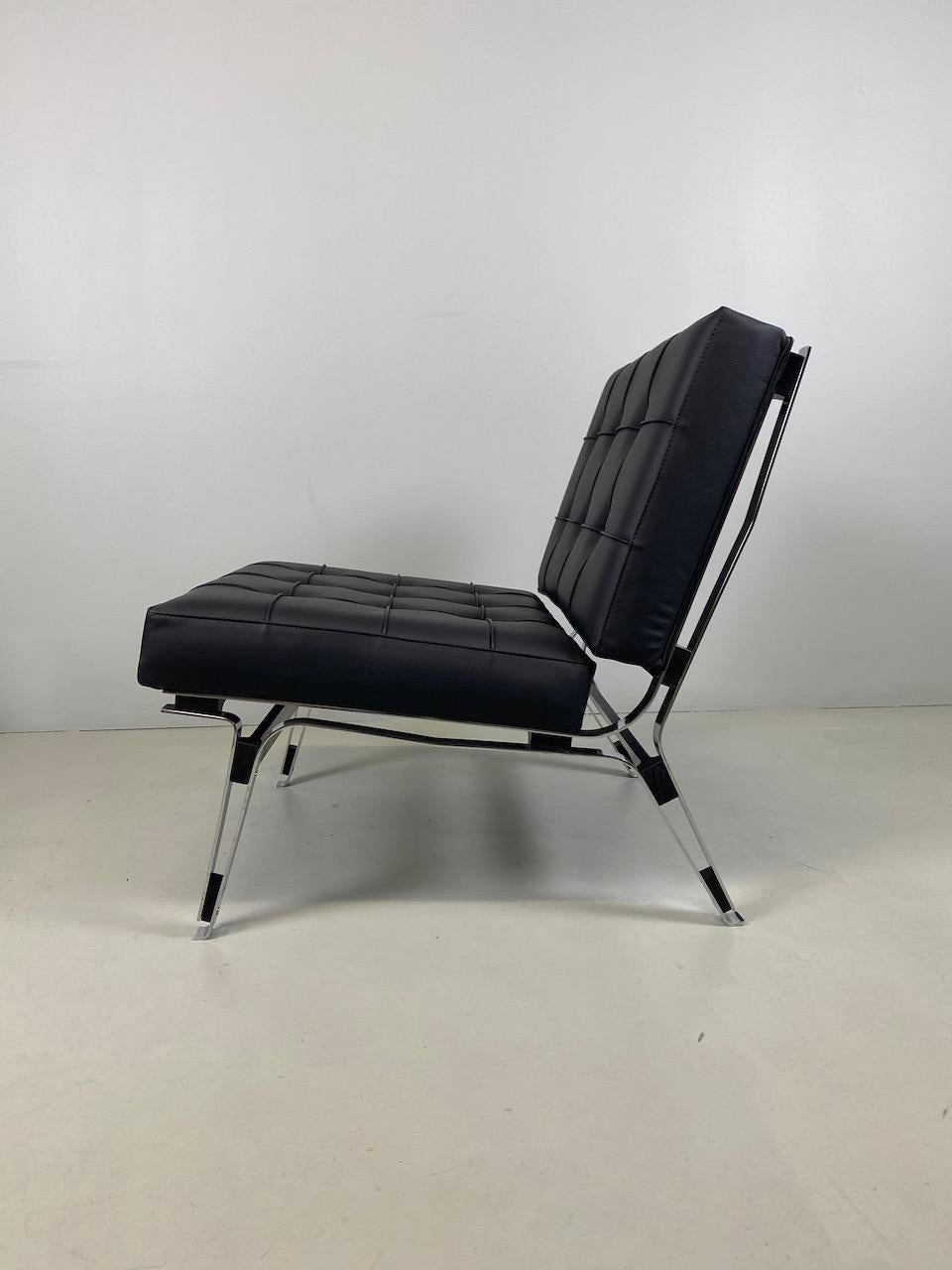 Rare Ico Parisi '856' Leather Lounge Chairs, Cassina, 1957 1