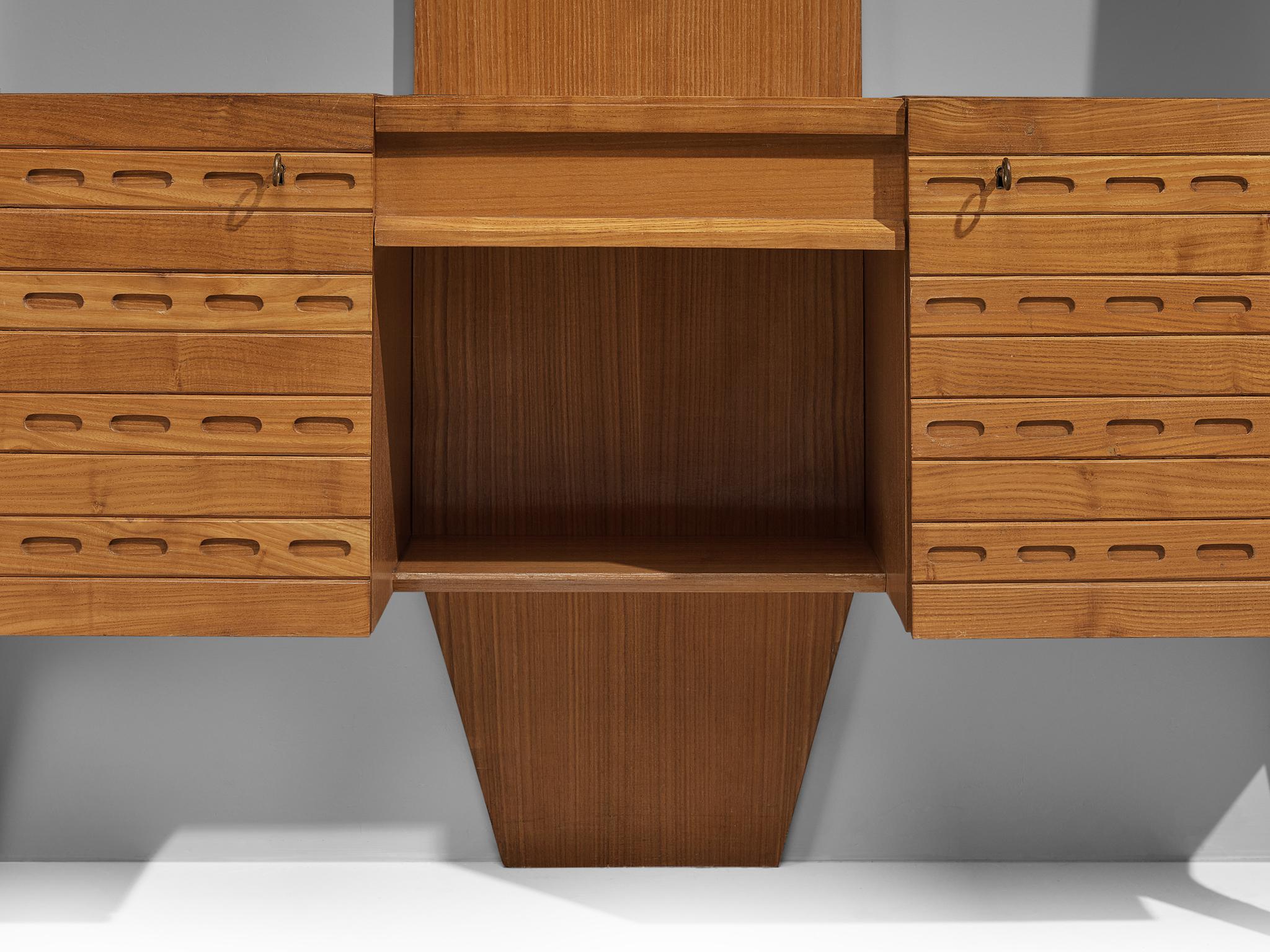 Rare Ico Parisi for Fratelli Rizzi Cabinet in Ash with Mirror For Sale ...