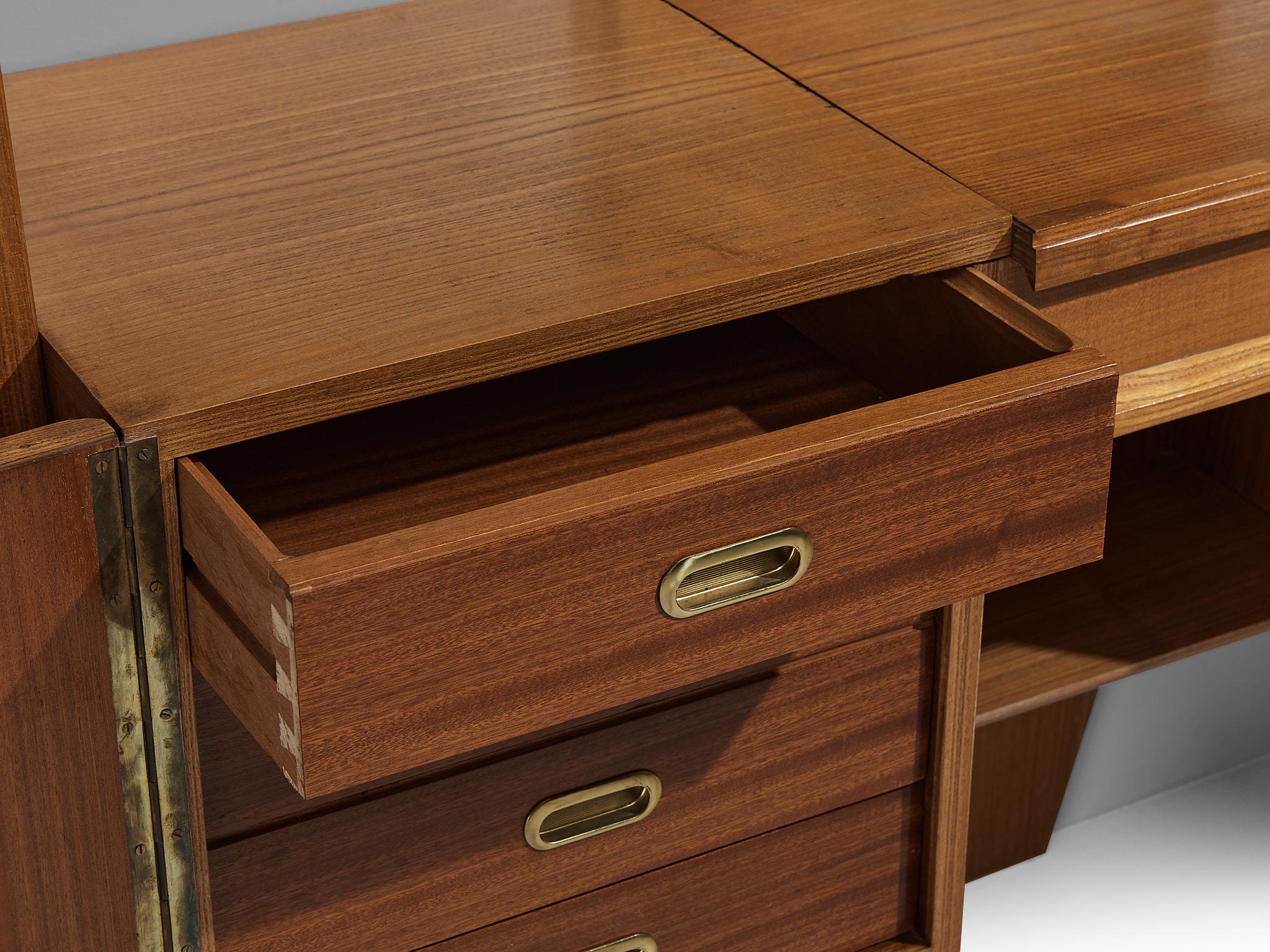 Rare Ico Parisi for Fratelli Rizzi Cabinet in Ash with Mirror For Sale ...