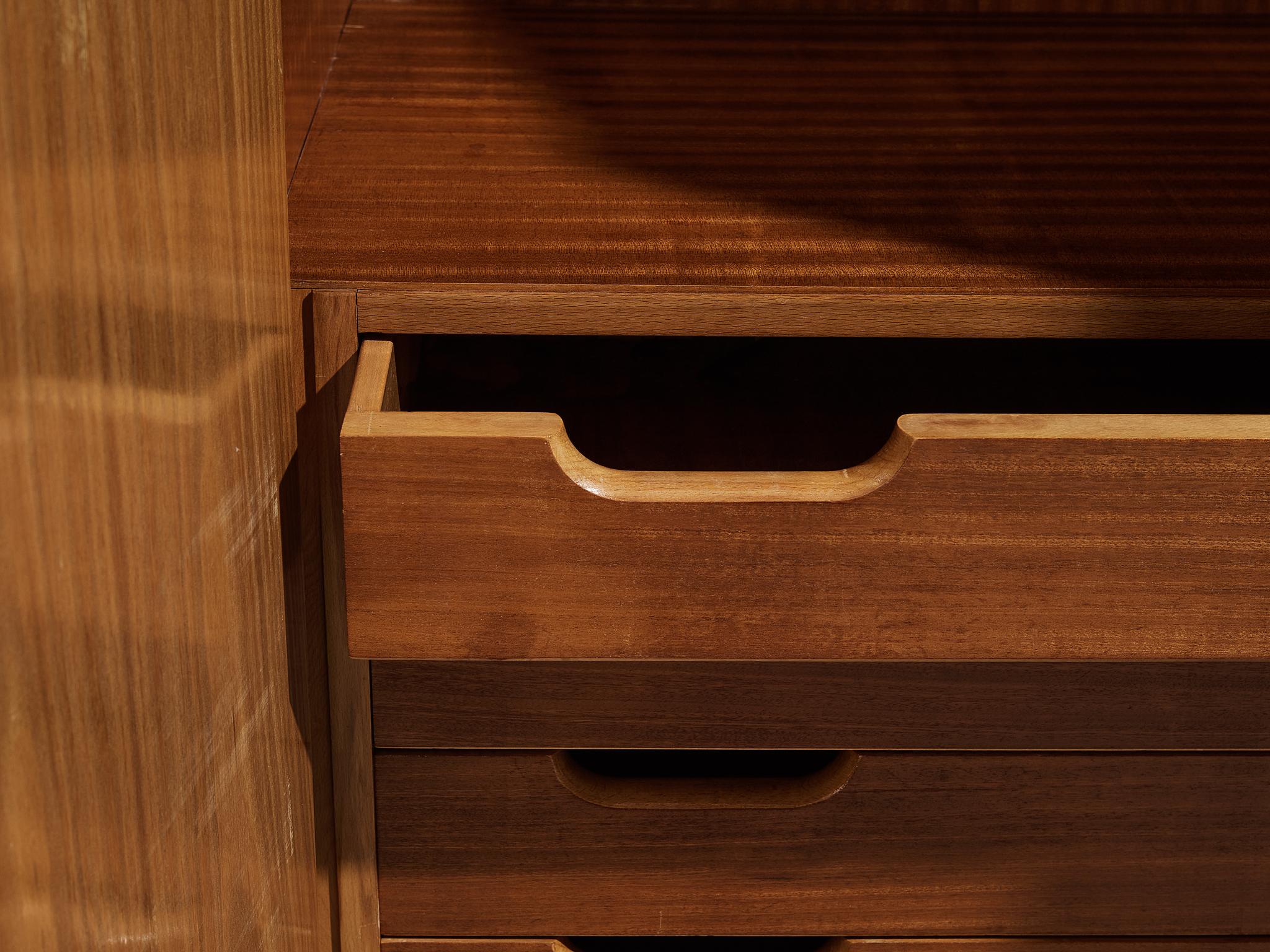 Mid-Century Modern Rare Ico Parisi for Fratelli Rizzi Highboard in Ash