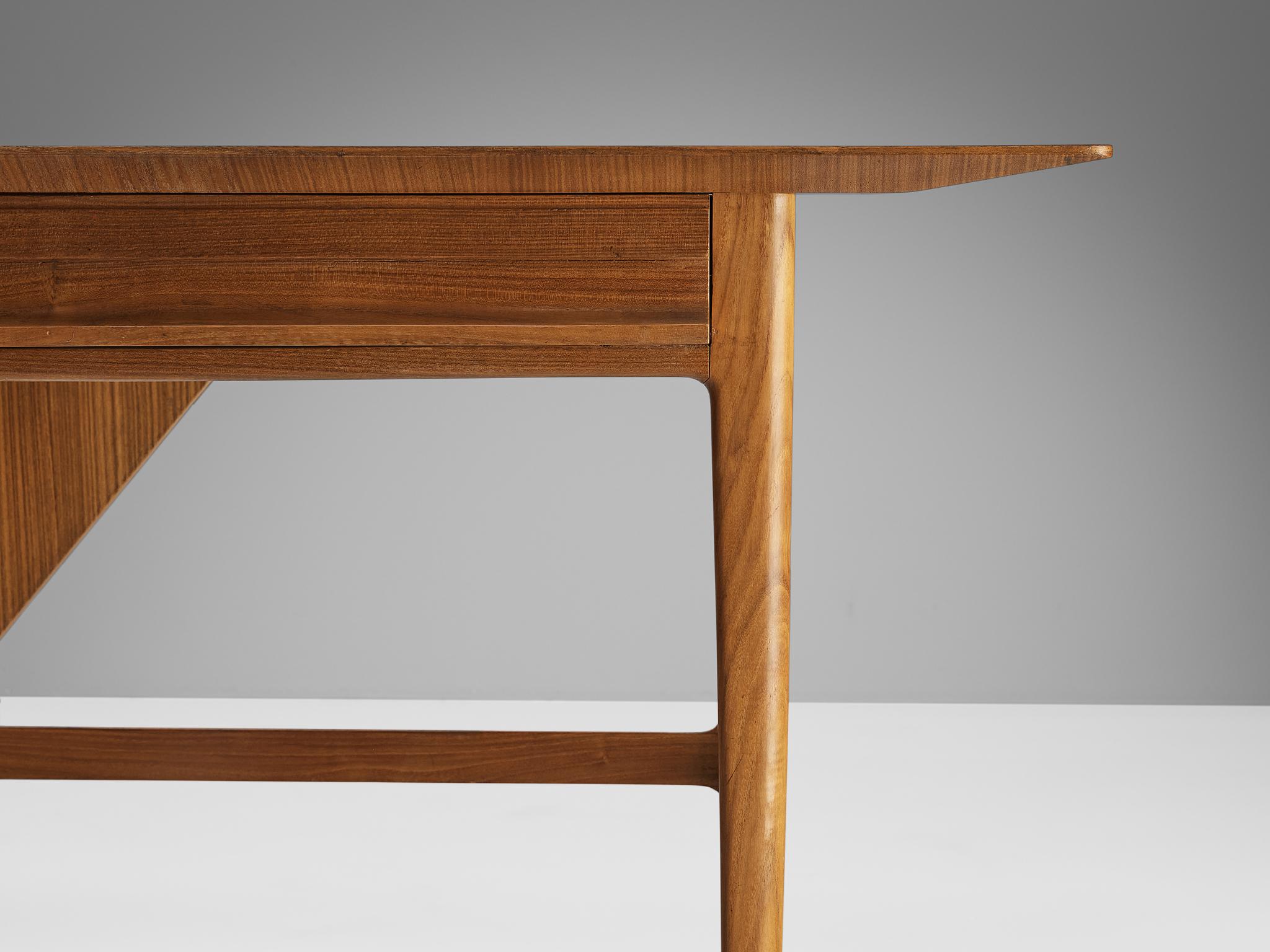 Rare Ico Parisi for Fratelli Rizzi Writing Desk in Ash For Sale at 1stDibs