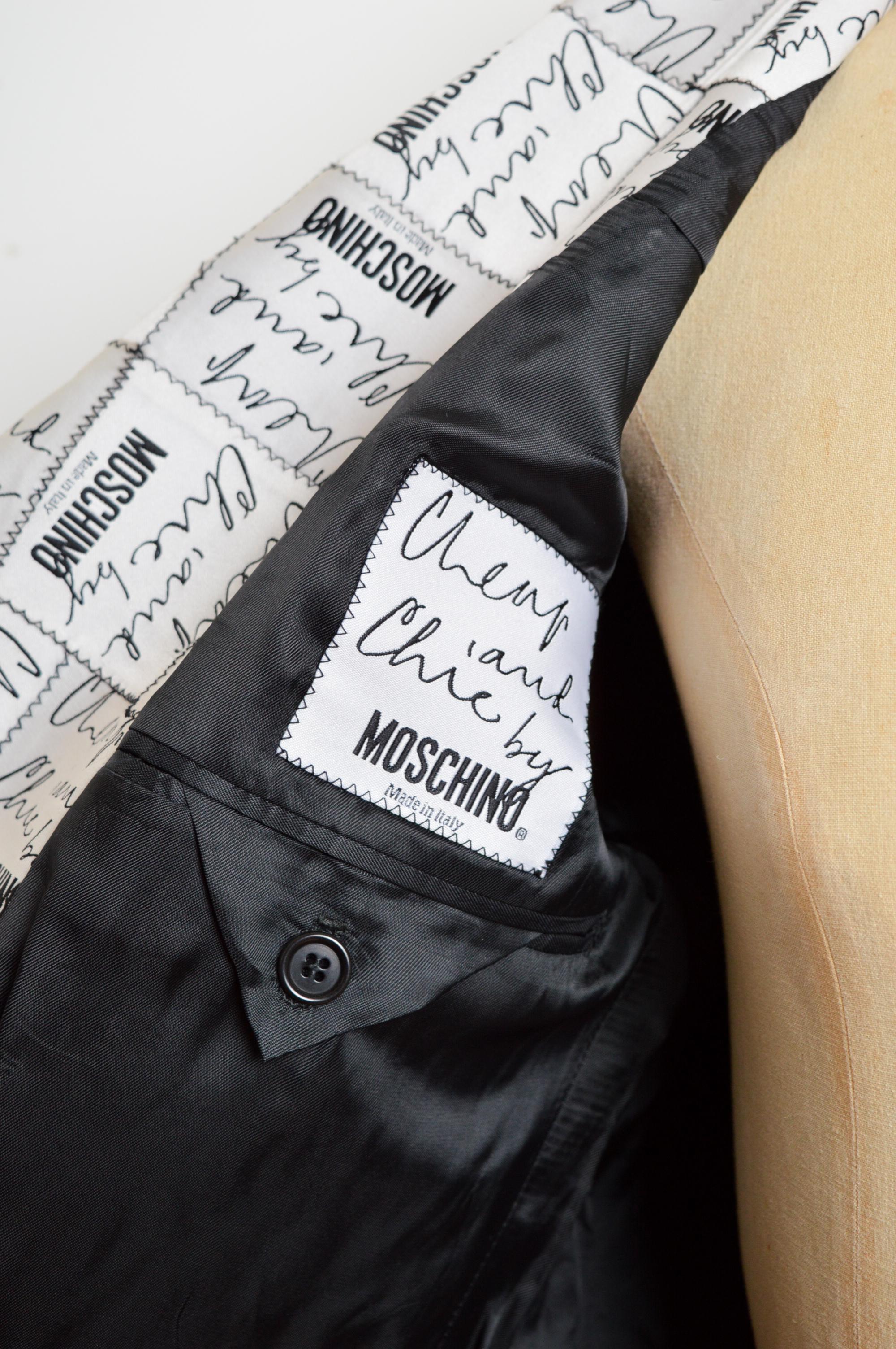Rare and Iconic 1990's Moschino Cheap and Chic Label Blazer - Vintage ...