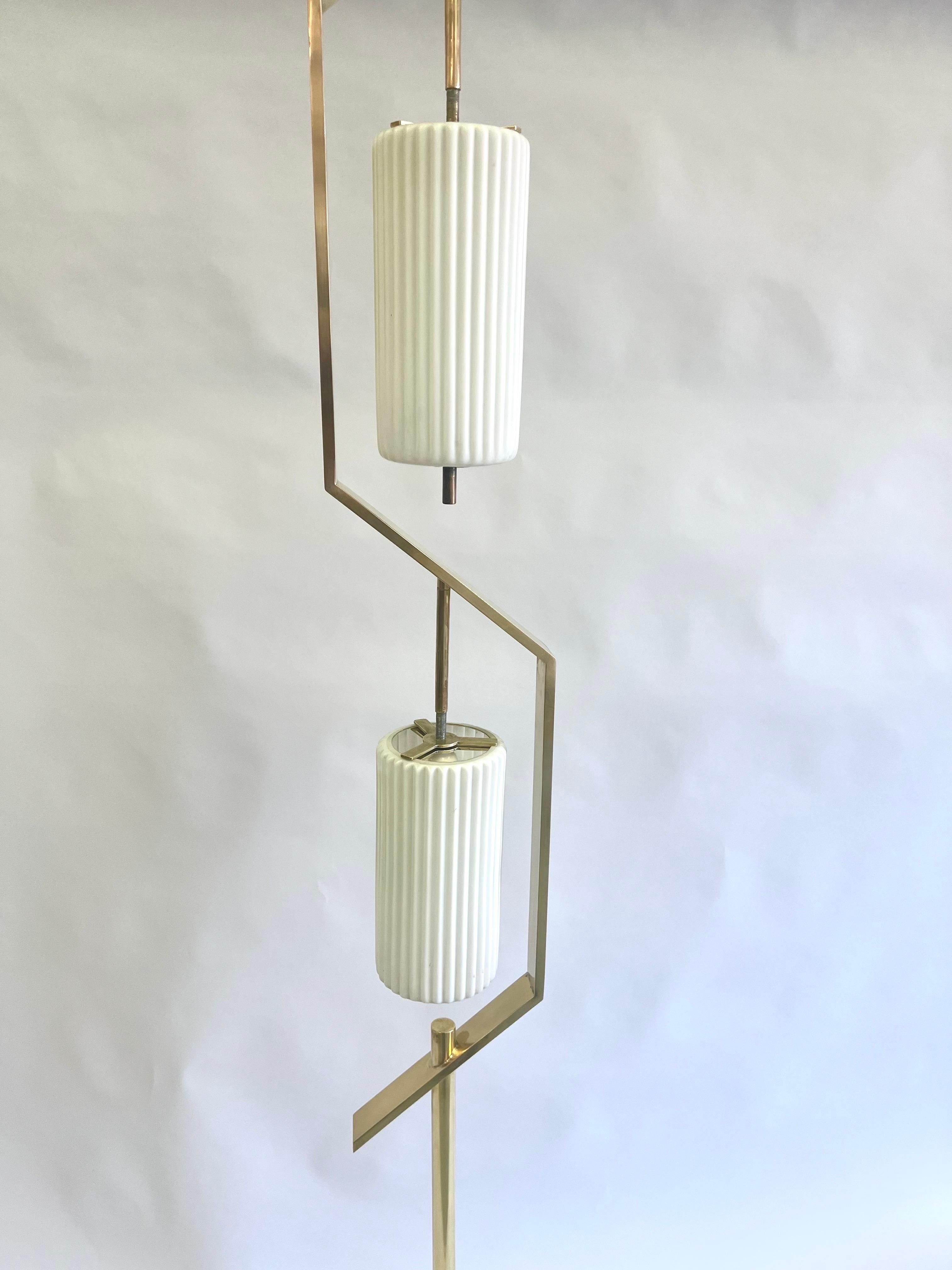 Hand-Crafted Rare & Iconic Italian MId-Century Floor Lamp #256 by Angelo Lelli for Arredoluce For Sale