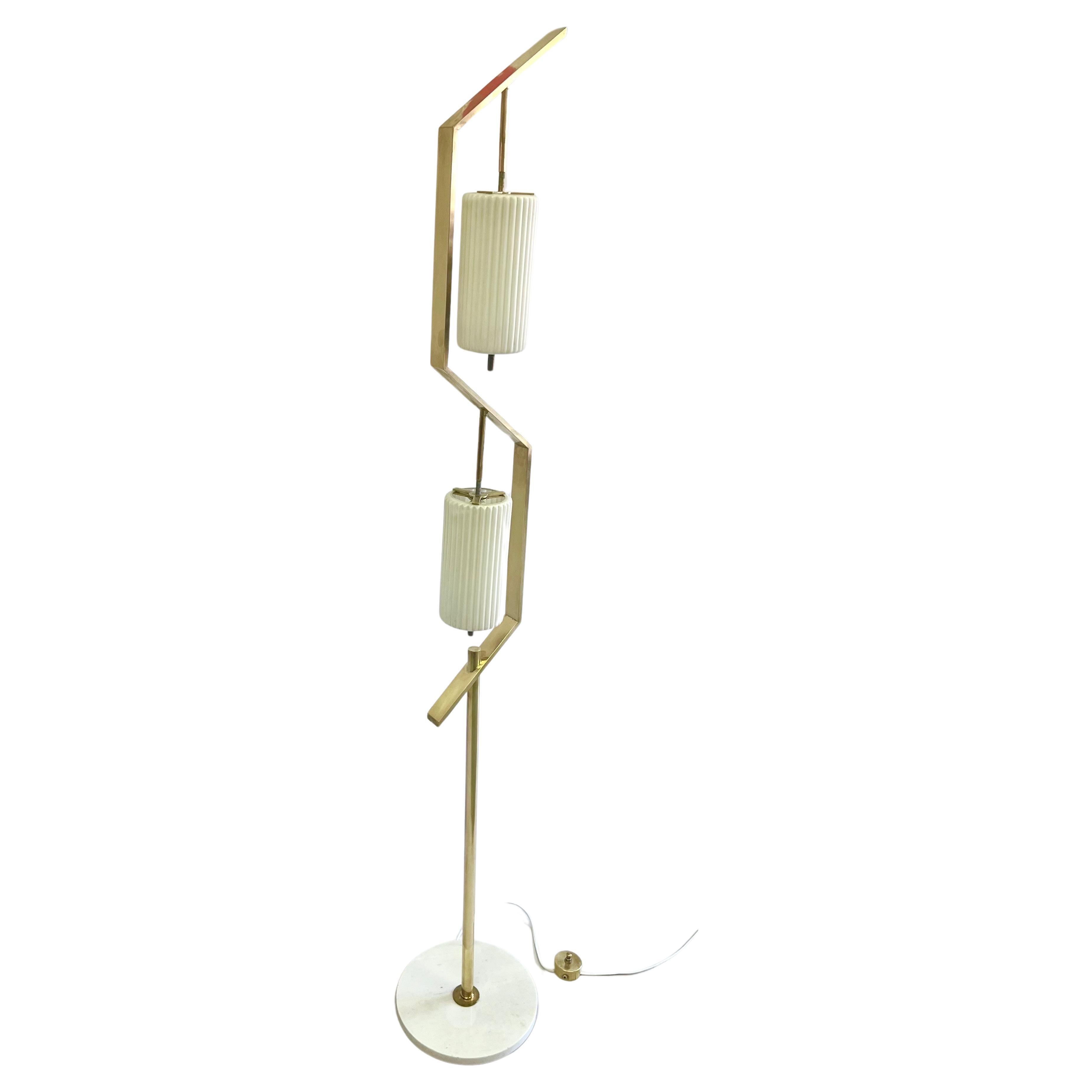 Rare & Iconic Italian MId-Century Floor Lamp #256 by Angelo Lelli for Arredoluce For Sale