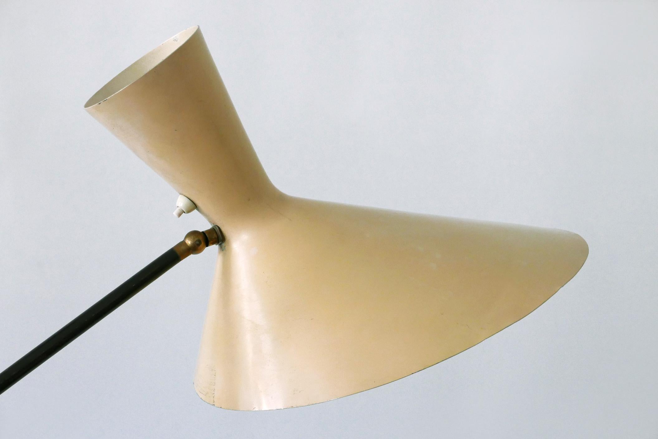 Rare Iconic Mid-Century Modern Floor Lamp by Prof. Carl Moor for BAG Turgi 1950s For Sale 6