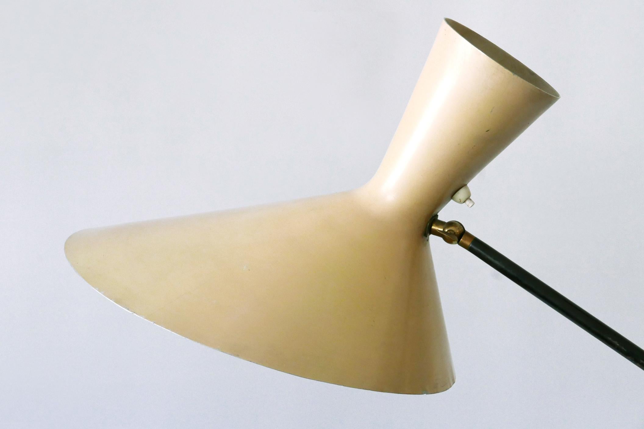 Rare Iconic Mid-Century Modern Floor Lamp by Prof. Carl Moor for BAG Turgi 1950s For Sale 7