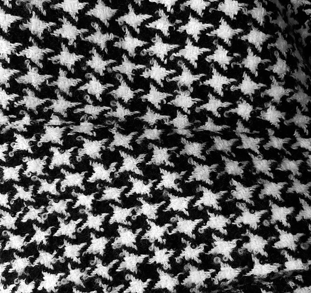 Women's Rare Iconic Thierry Mugler Archival FW1995 Coat Houndstooth Jacket For Sale