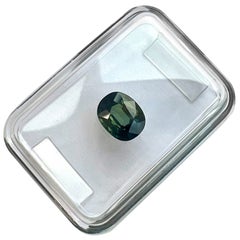 Rare IGI Certified 1.09ct Colour Change Australia Green Blue Sapphire Oval Cut