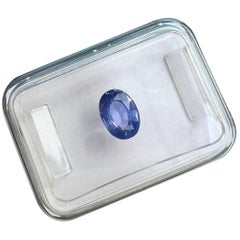 Rare IGI Certified Colour Change Burma Sapphire Vivid Purple Blue 0.84ct Oval