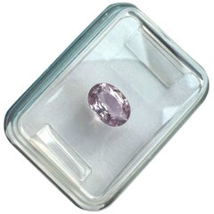 Rare IGI Certified Colour Change Sapphire Ceylon Pinkish Purple 0.91ct Oval Cut