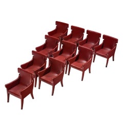 Vintage Rare Ignazio Gardella for Azucena Early Set of Ten ‘R63’ Armchairs