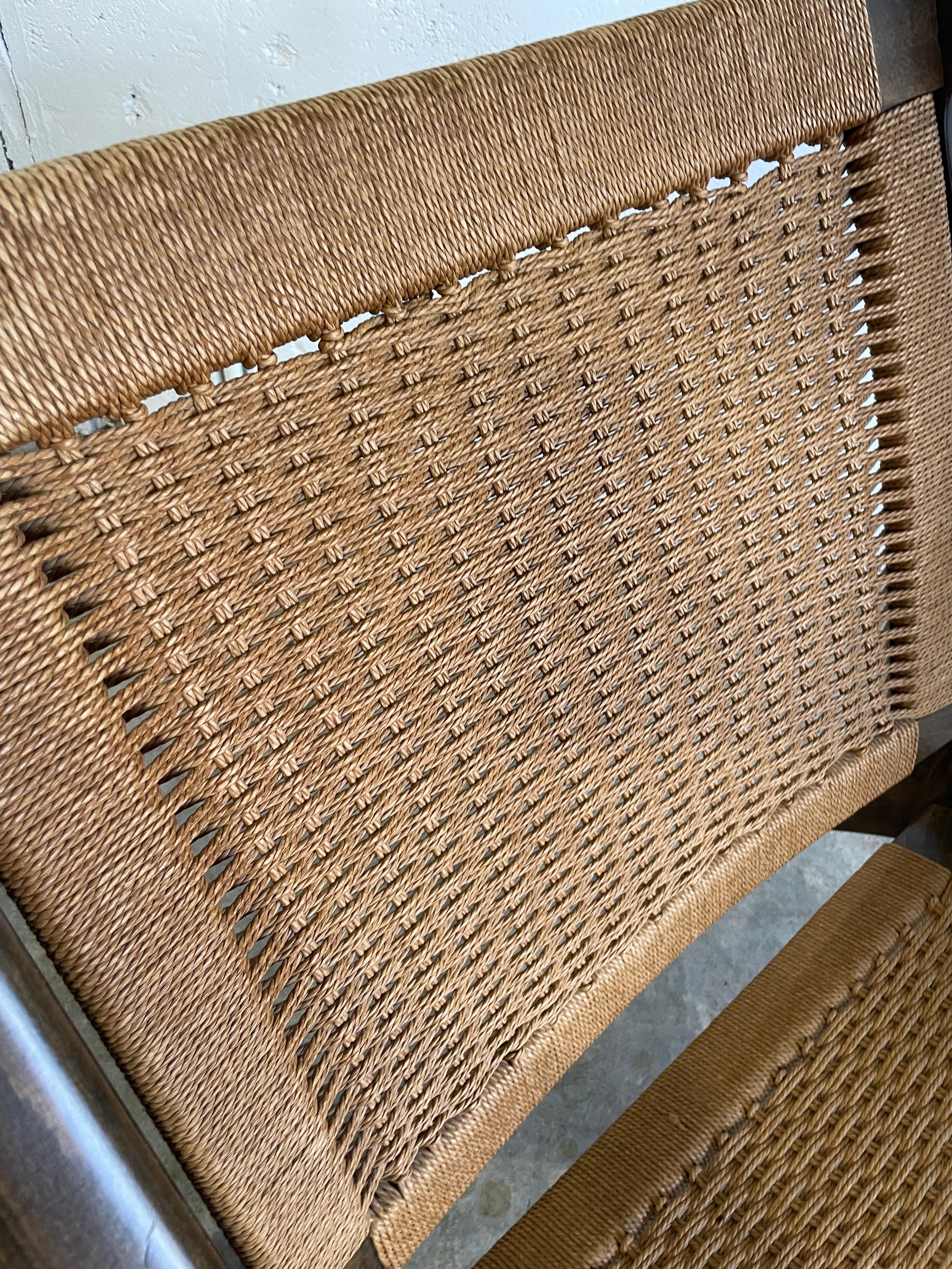 Raro Illum Wikkelso para N Eilersen Silla de salón tejida Danish Modern en venta 4