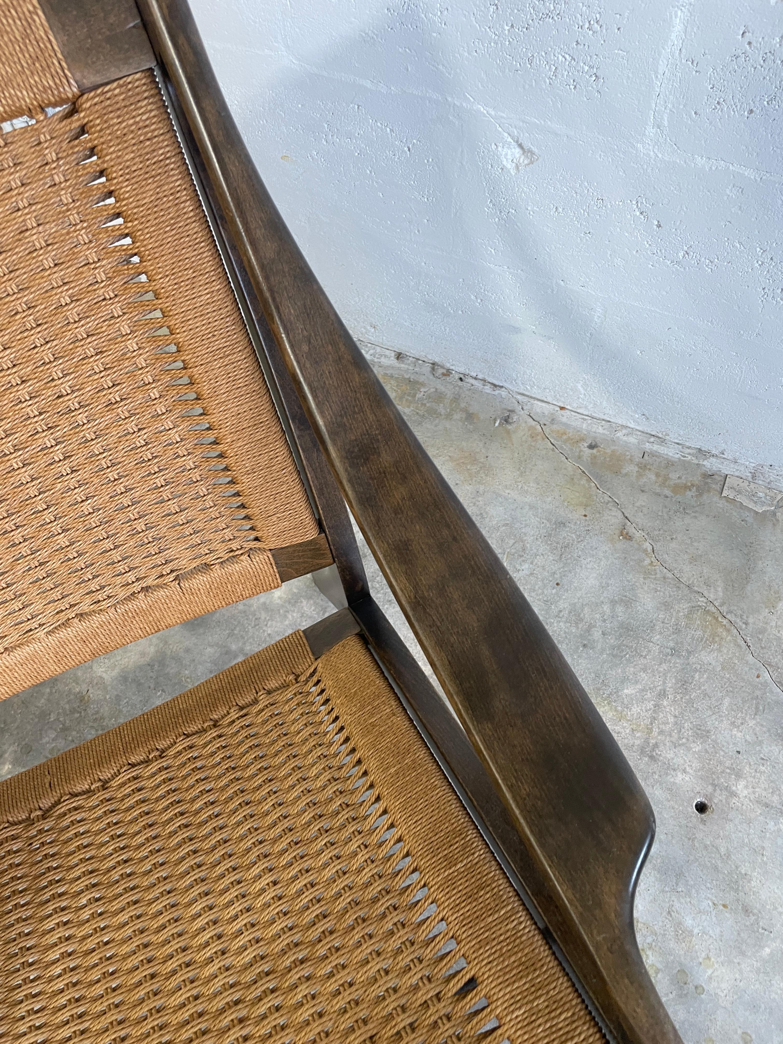 Raro Illum Wikkelso para N Eilersen Silla de salón tejida Danish Modern en venta 5