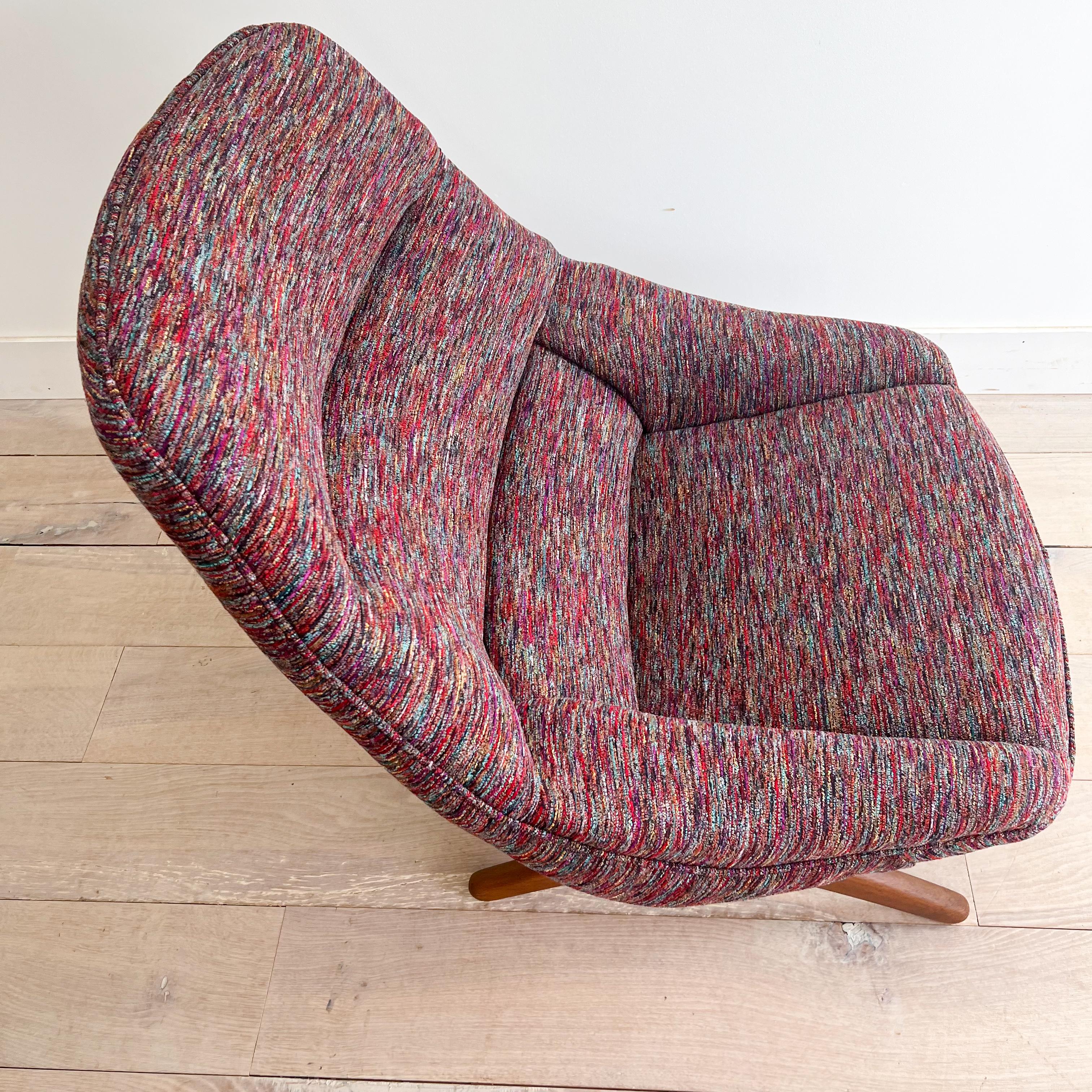 Rare Illum Wikkelso Lounge Chair - Model ML91 - New Upholstery 1