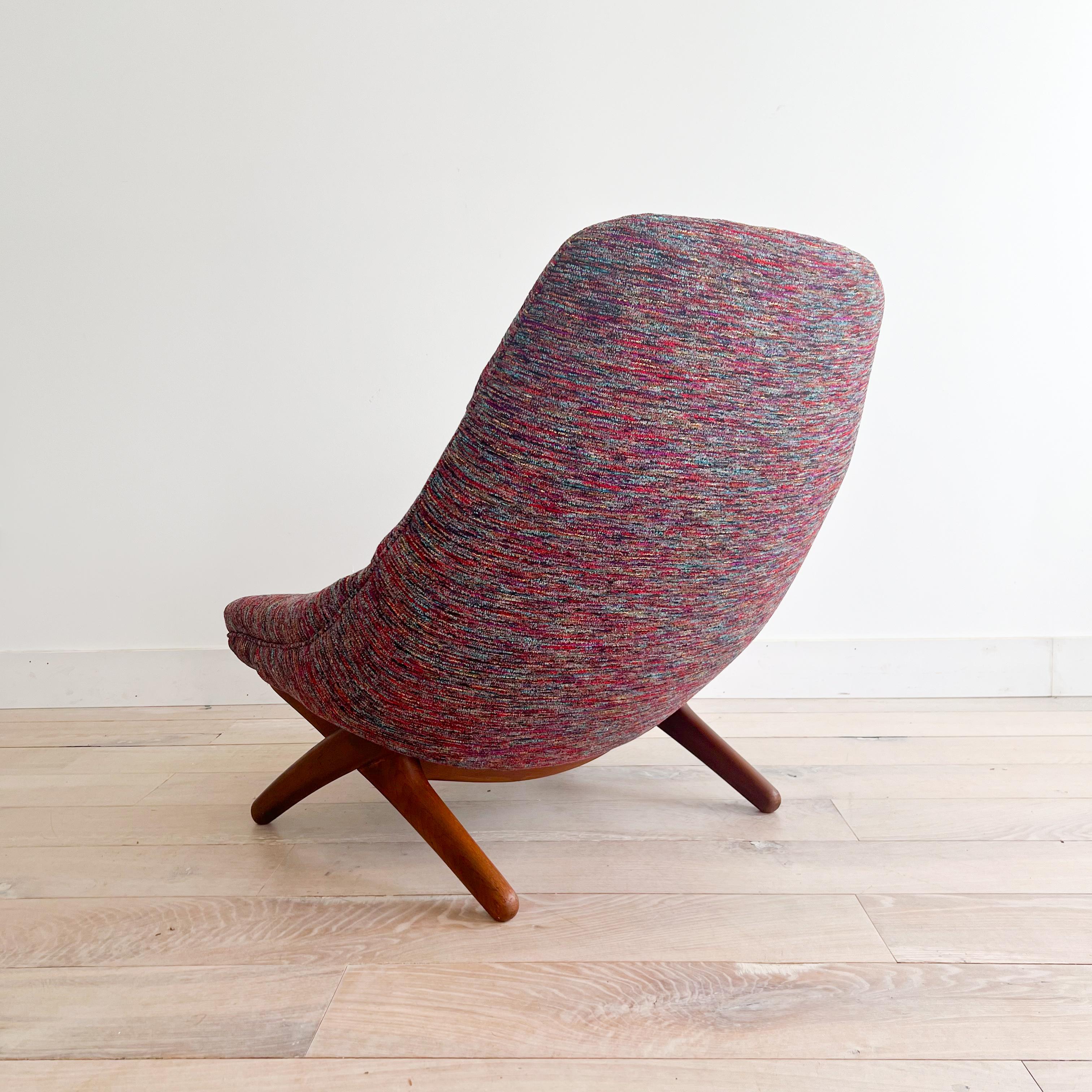 Rare Illum Wikkelso Lounge Chair - Model ML91 - New Upholstery 2