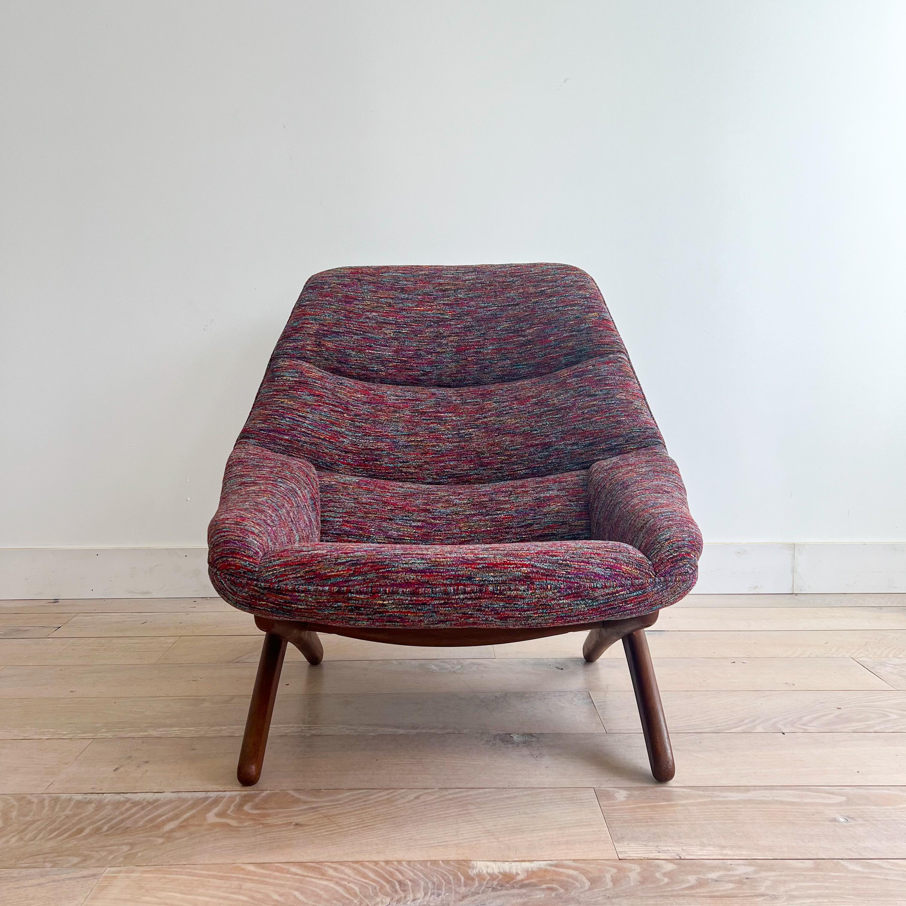 Rare Illum Wikkelso Lounge Chair - Model ML91 - New Upholstery 4