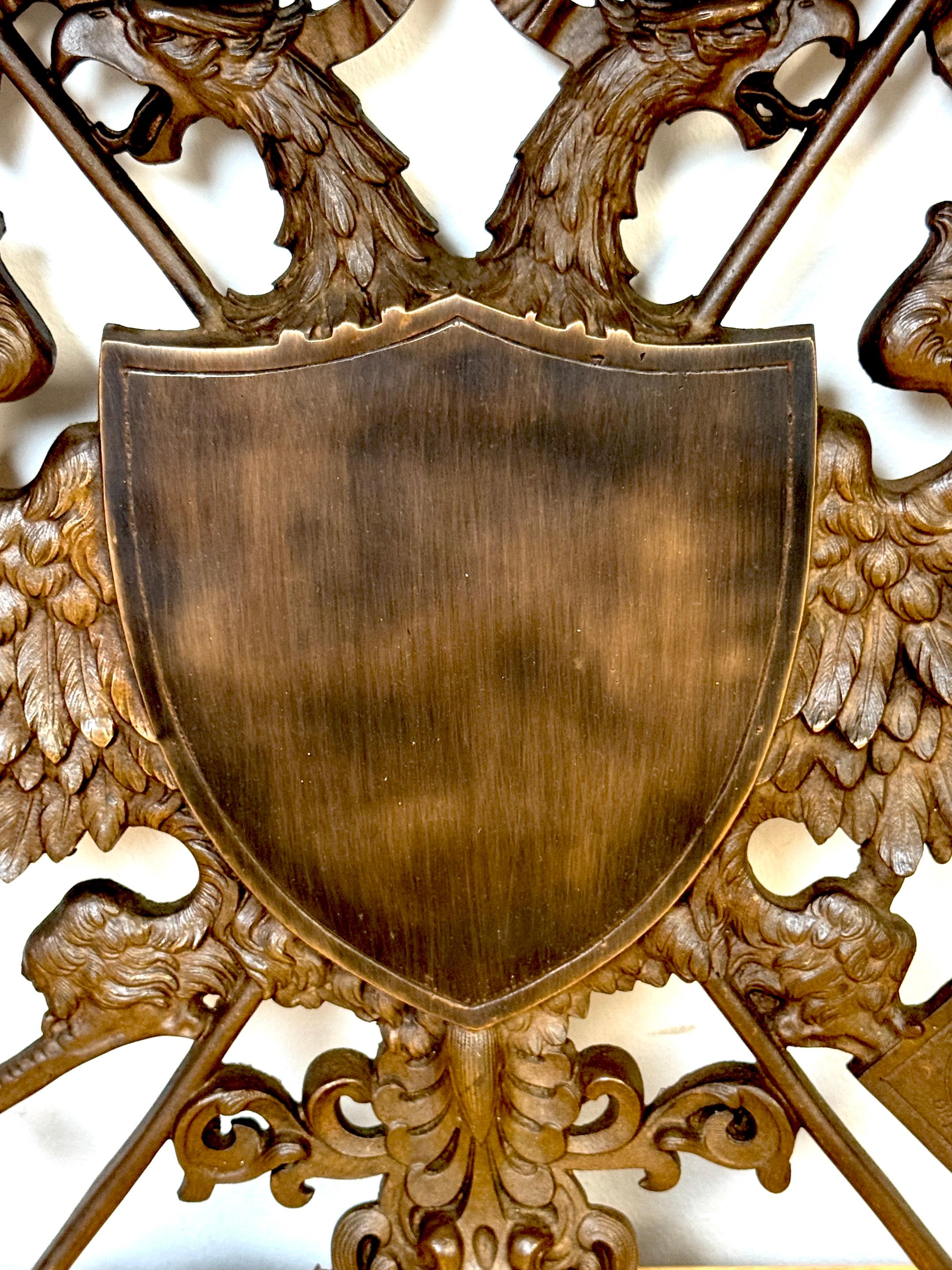 Seltene kaiserlich-russische Bronzeadler-Plakette von Henry-Bonnard & J.F. Zimmerman & Co. 3