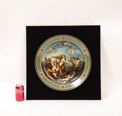 Rare & Important 19th C Meissen Porcelain Charger, “The Triumph of Galatea”