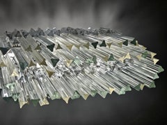 Rare Important New York Estate European VENINI PRISM Glass Chandelier