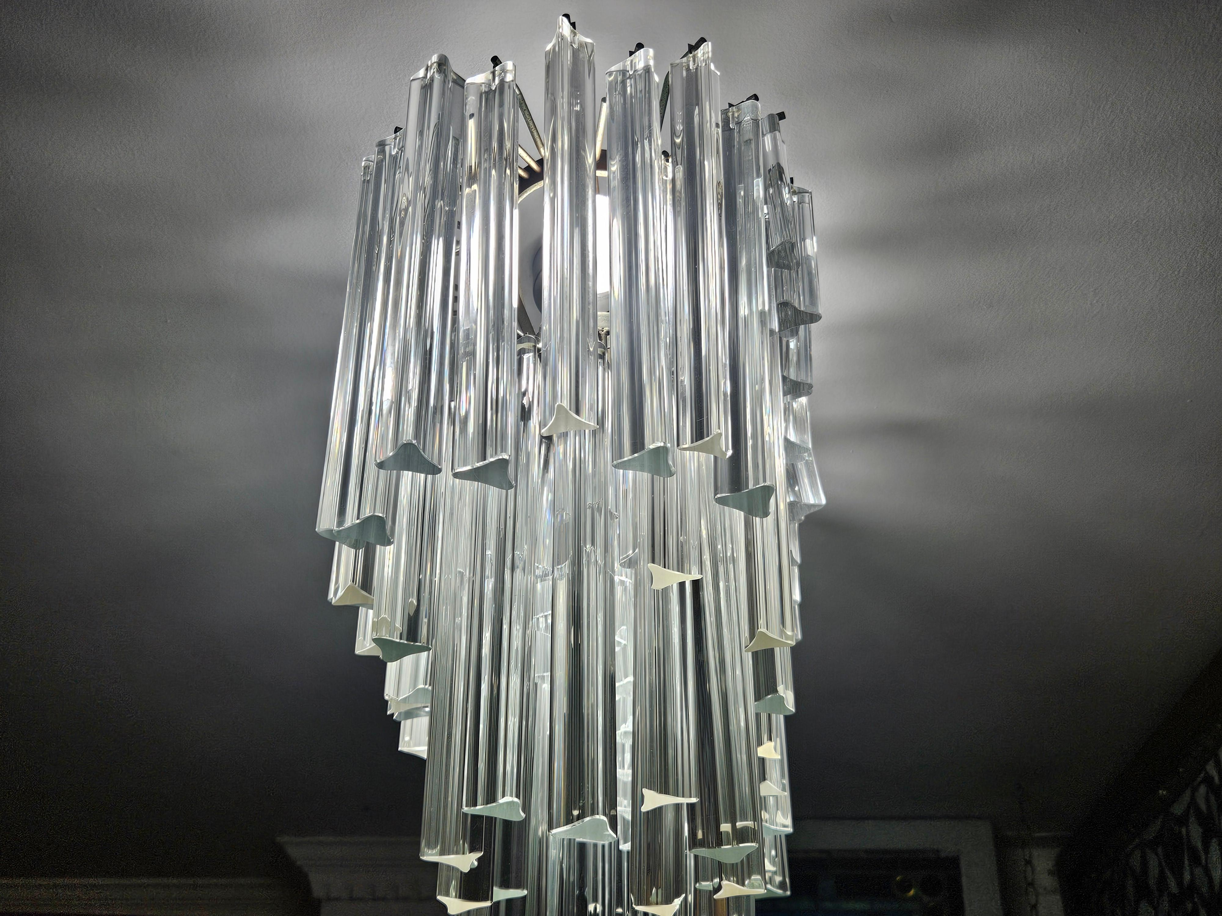 Seltener wichtiger New Yorker Nachlass Europäischer VENINI PRISM Glaslüster im Angebot 1