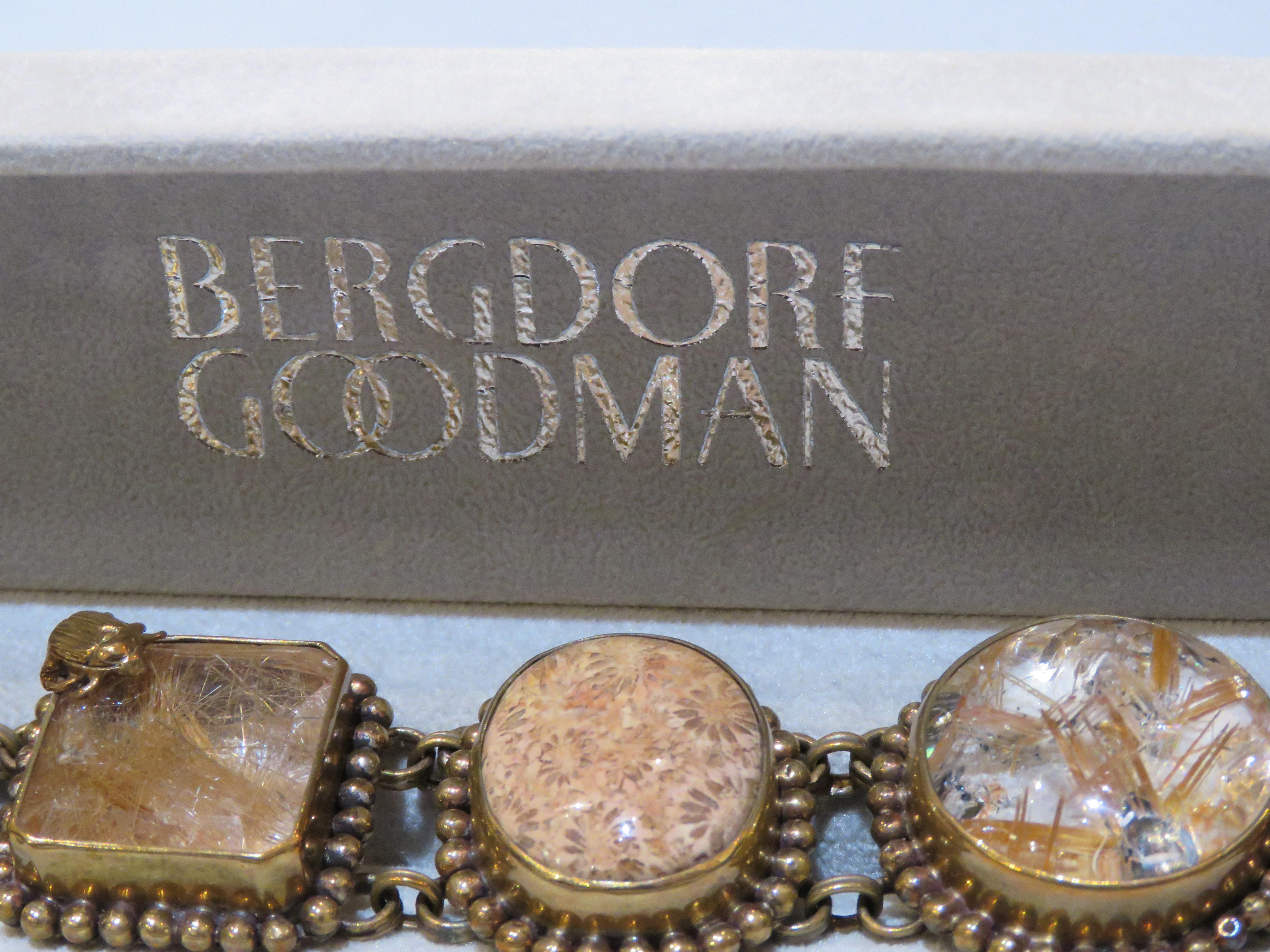 Oval Cut Rare Important ONE OF A KIND Stephen Dweck Gemstone Scarab Bracelet For Sale