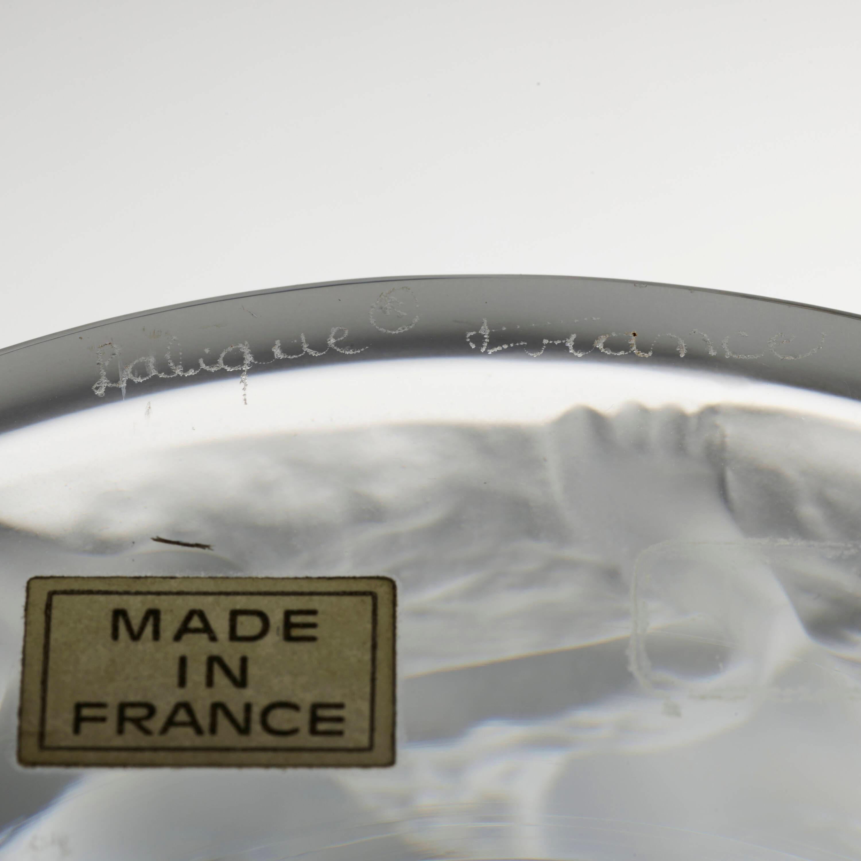 ¡Especial! Impresionante Gran Jarrón Escultura de Pie Lalique Deluxe NUDE Bacchantes siglo XX en venta