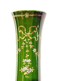 Rara e impressionante coppia di vasi in Greene & Greene di Longchamps, Francia, 1876