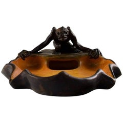 Rare Ipsen's, Denmark Art Nouveau Dish by Axel Jensen