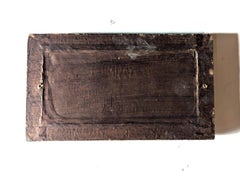 Rare miroir brutaliste d'Irena Jaworska