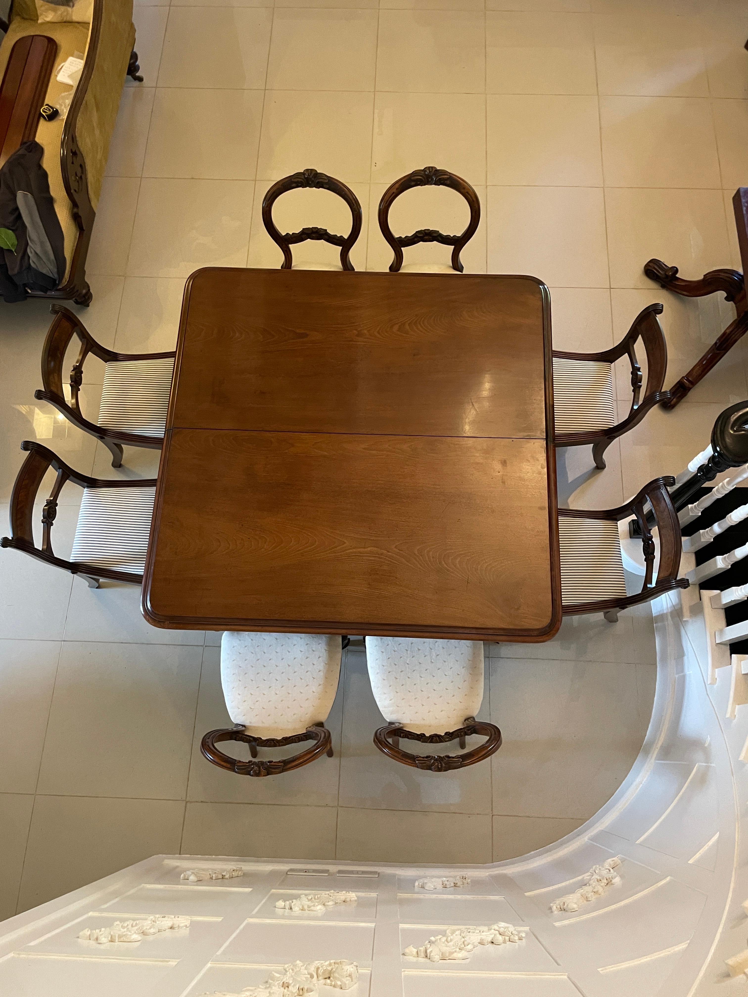 Rara Mesa de Comedor Irlandesa de 12/14 Plazas de Caoba Metamórfica Antigua de Magnífica Calidad Otro en venta