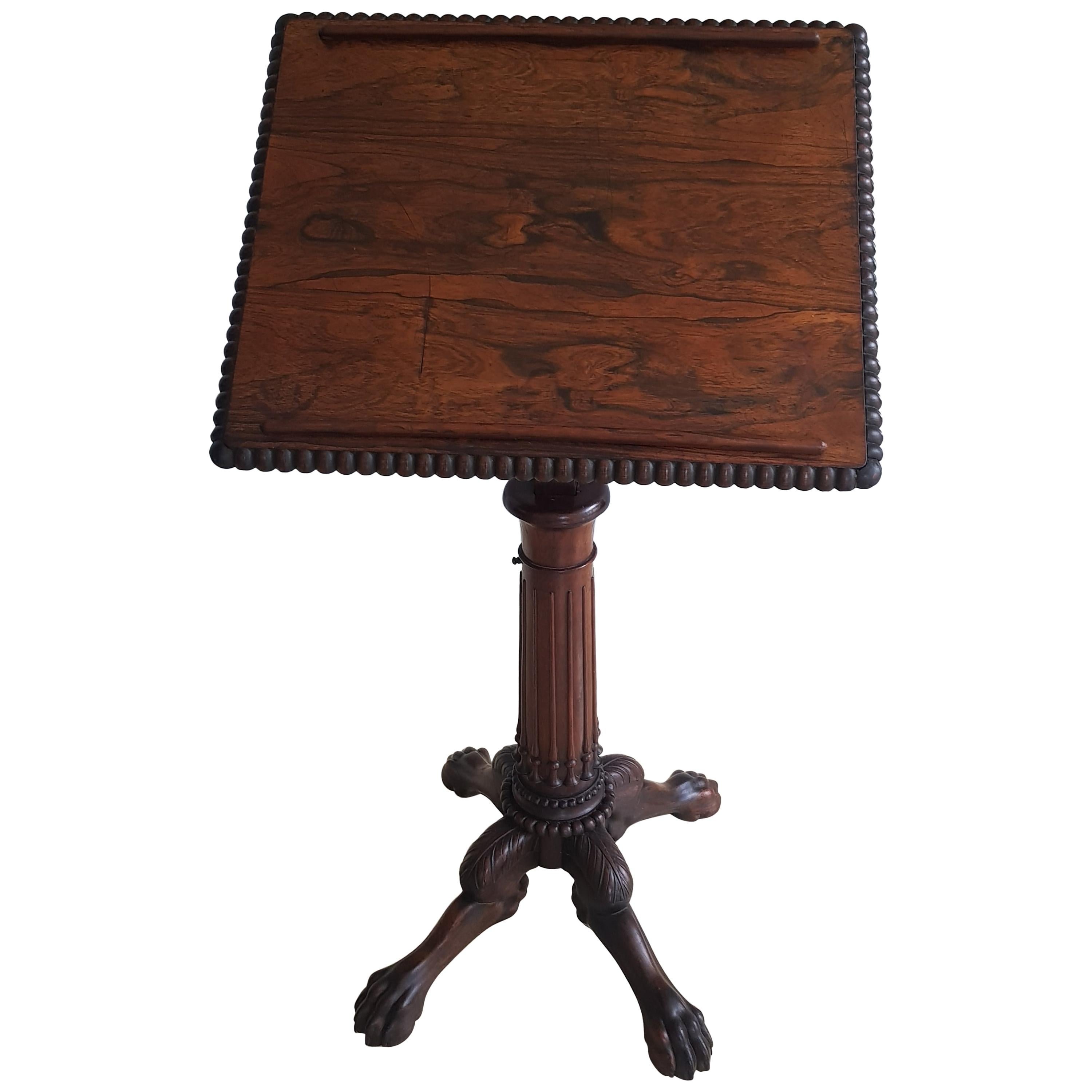 Rare Irish 18th Century Lectern or Artists Table For Sale