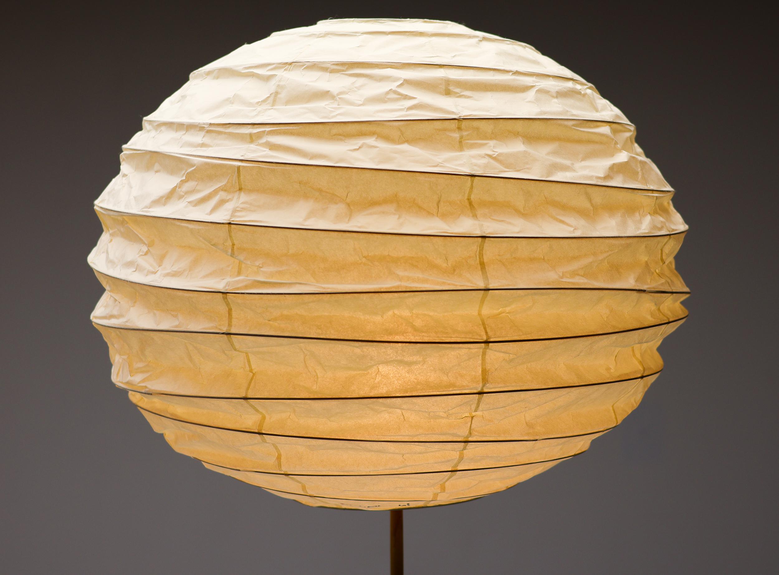 Cast Rare Isamu Noguchi Akari Floor Lamp BB3-55DD