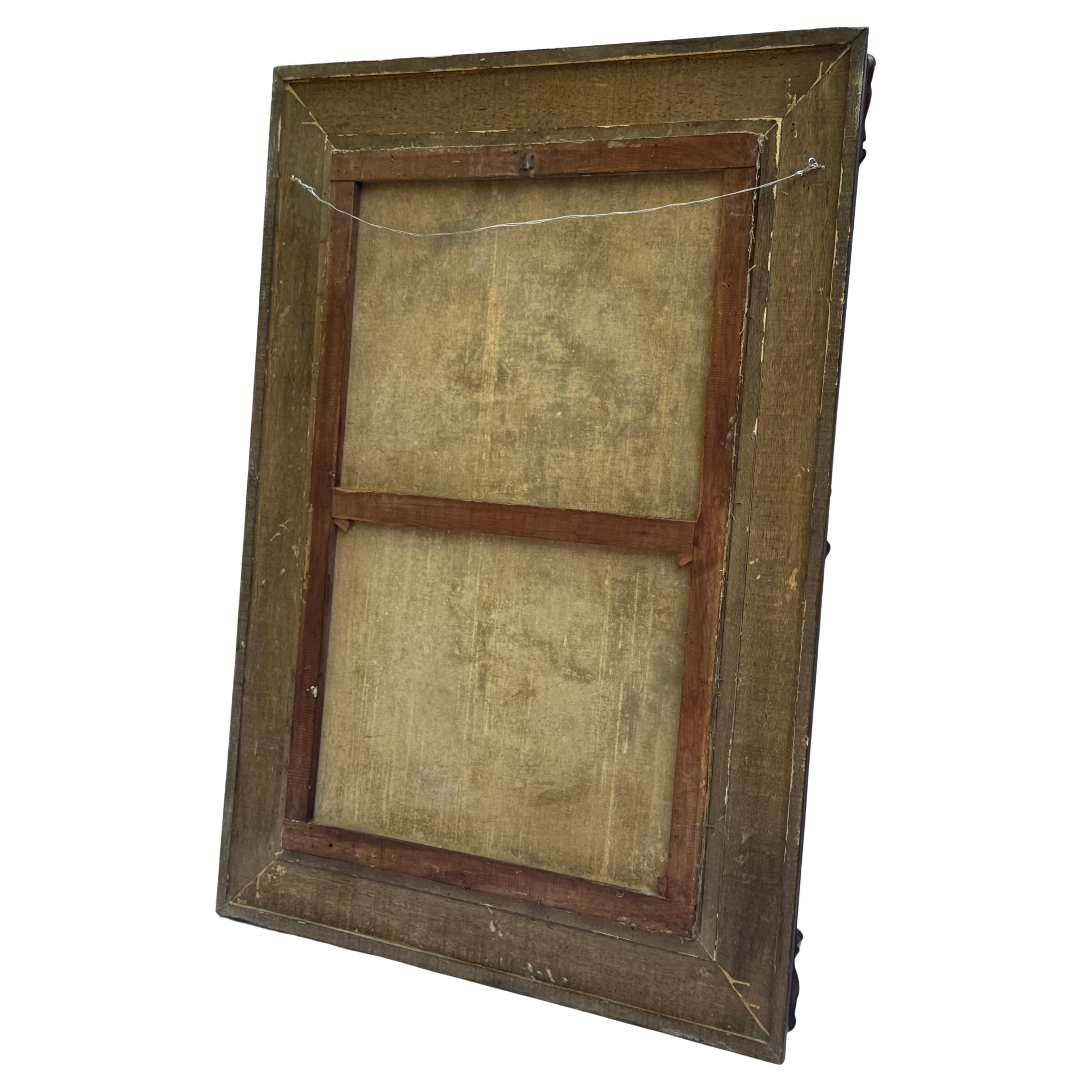 RARE  Italienisches Öl auf Leinwand des Heiligen Matthäus von Agrigent aus dem 17. im Angebot 2