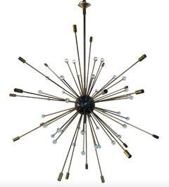 Rare Italian 1960's Chandelier By Stilnovo