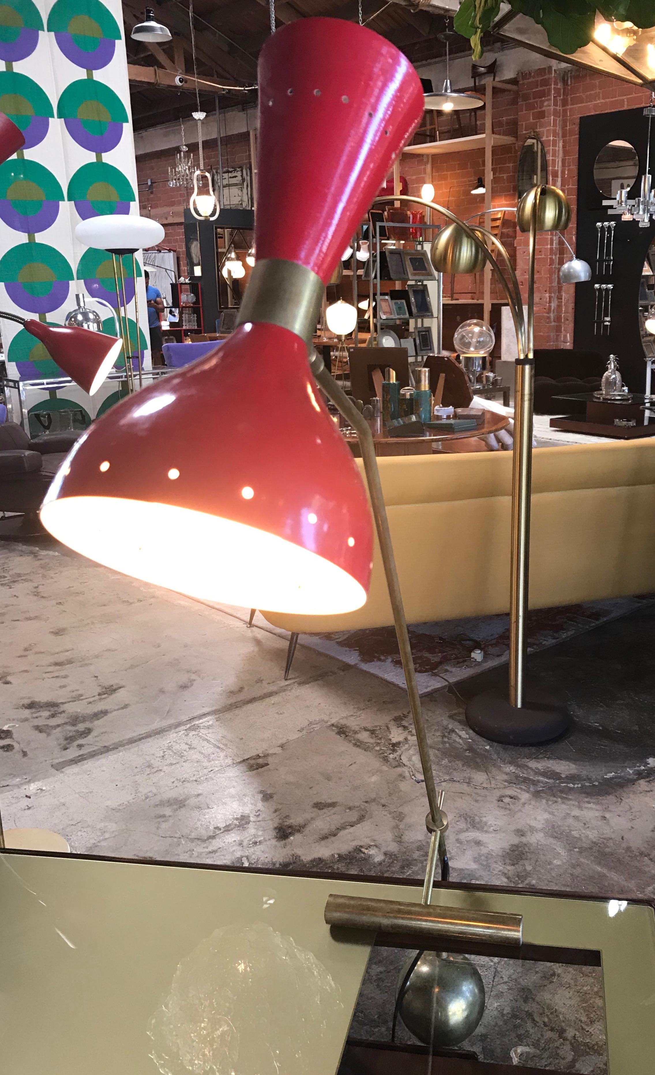 Mid-20th Century Rare Italian Adjustable Table Lamp, Italy, 1960s