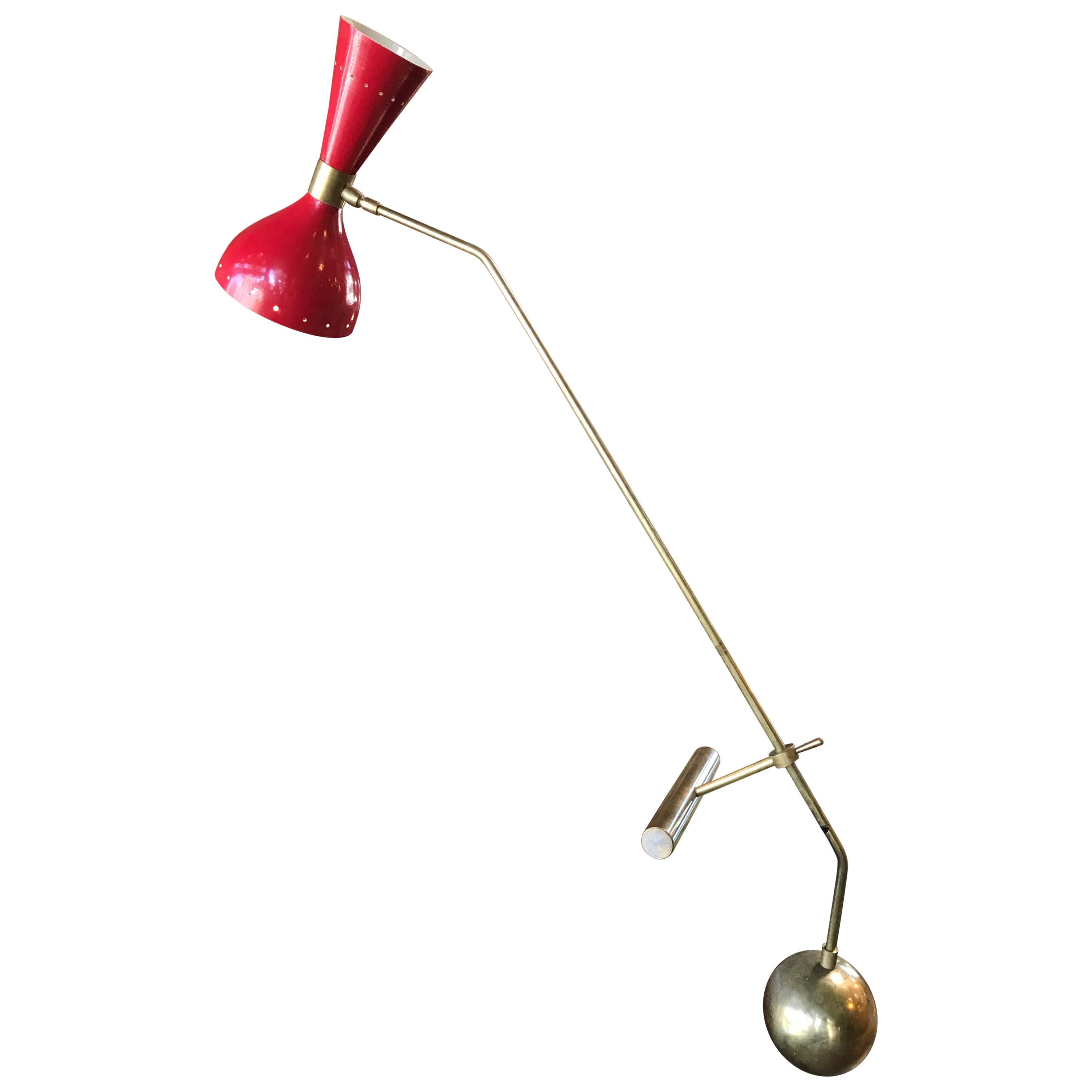 Rare Italian Adjustable Table Lamp, Italy, 1960s