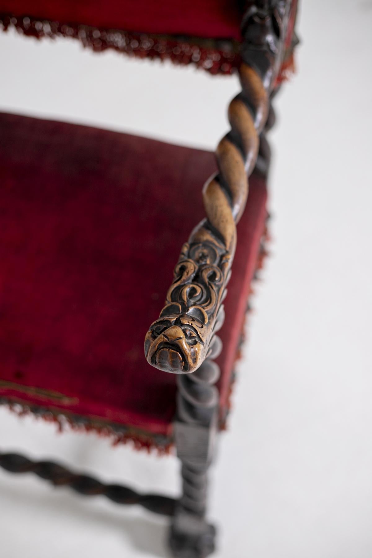 Rara Silla Antigua Italiana, 1500 siglo XVIII y antes en venta