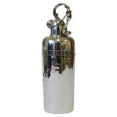 Seltene italienische Art Deco 1940s Rezept Cocktail Shaker