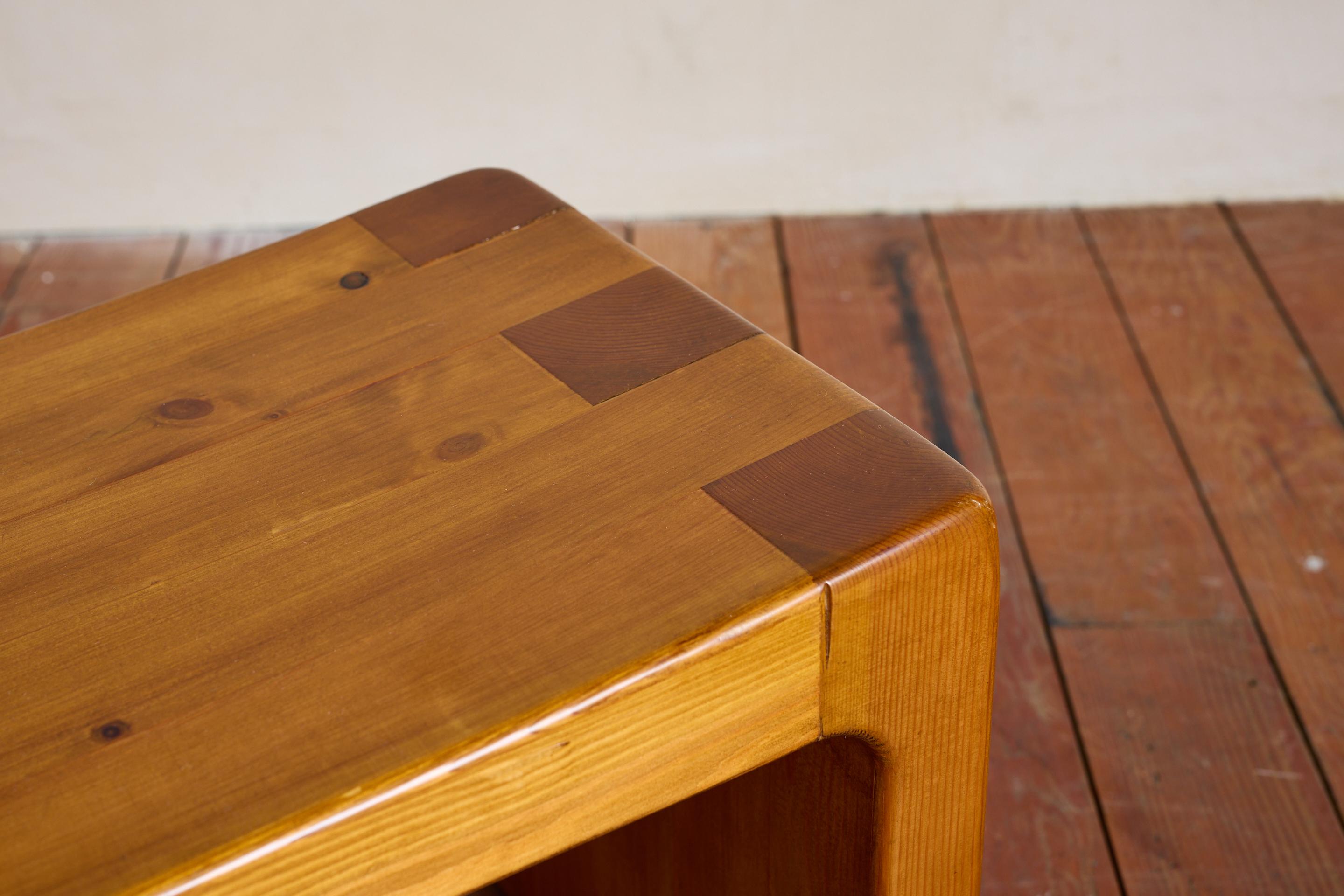 Wood Rare Italian Bench by Giuseppe Rivadossi For Sale