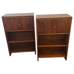 Rare Italian bibliothèque side cabinets Att. Paolo Buffa