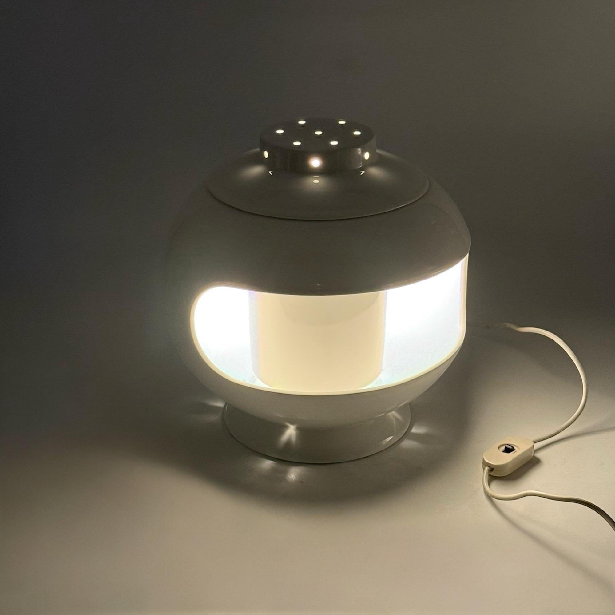 Rare Italian Ceramic Space Age Table Lamp by SC3, 1960s For Sale 6