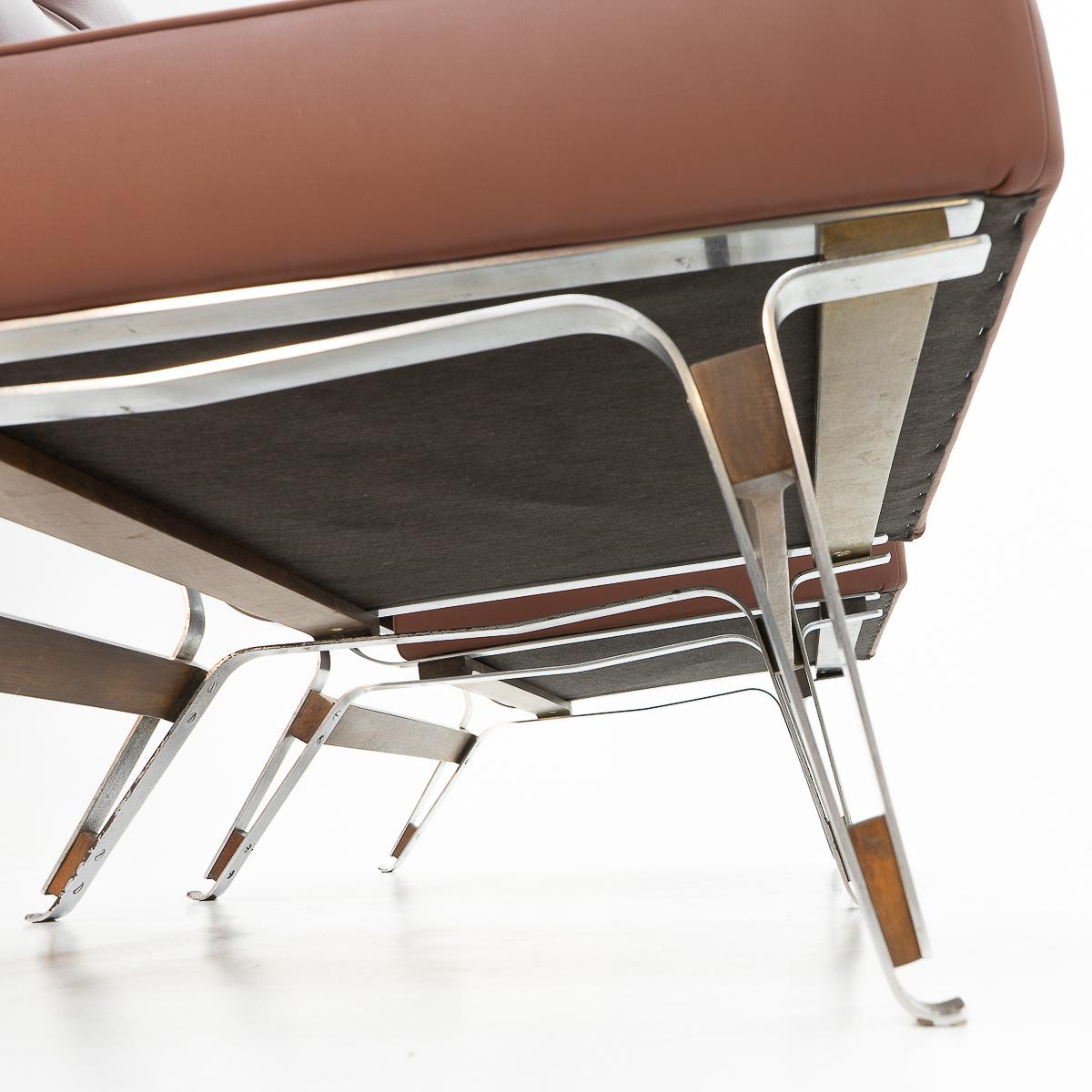 Design italien rare : Ico Parisi 856 fauteuils de salon pour Cassina, années 1950 en vente 10