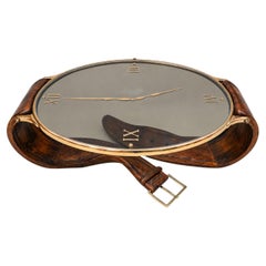 Rare Italian design sculptural ''Watch'' coffee table Attr. to DS Florence 1960