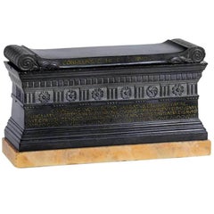 Grand Tour Marble Model of Scipio's Tomb, circa 1820