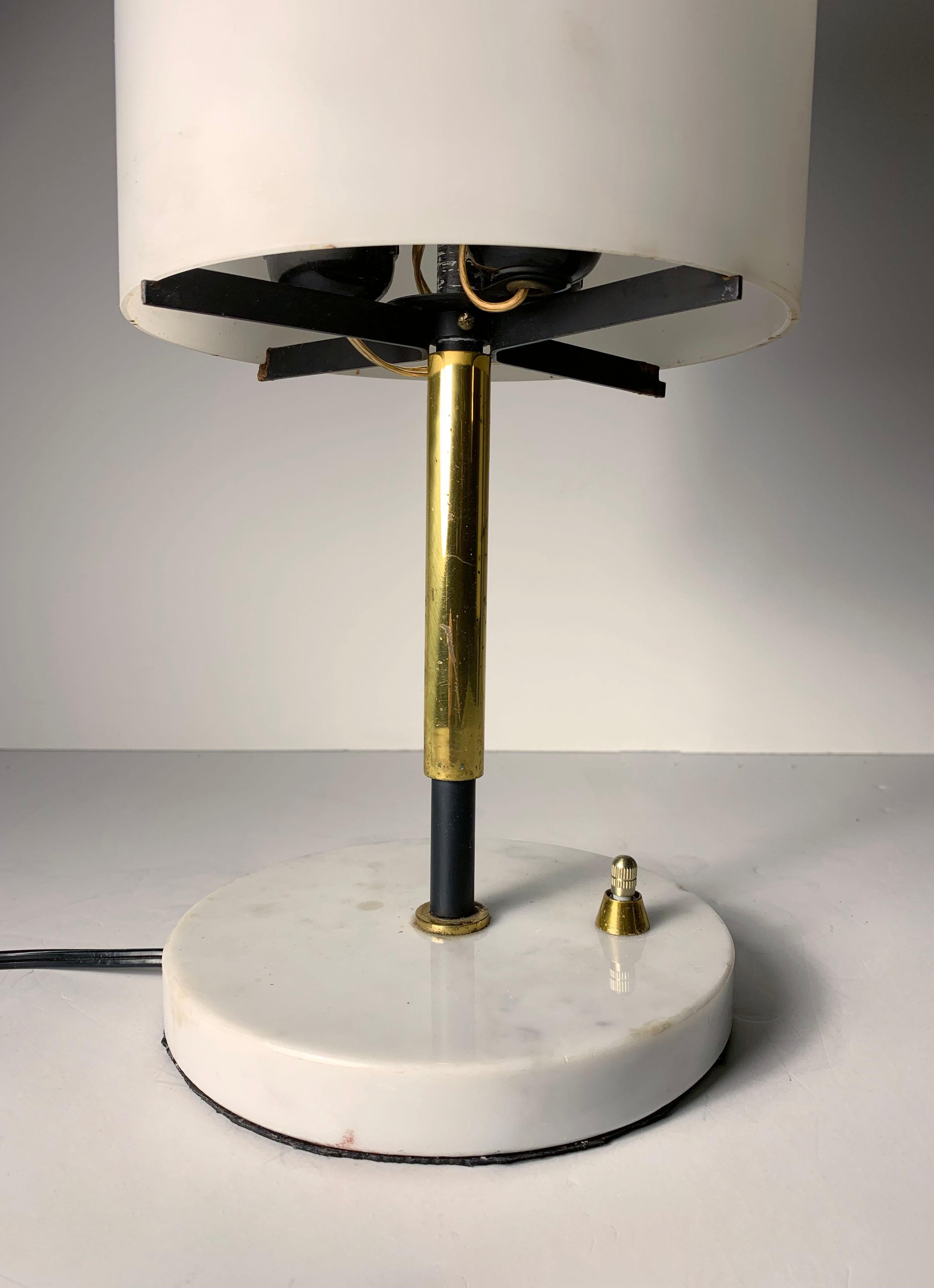 Rare Italian Lamp by Stilux Milano In Good Condition For Sale In Chicago, IL