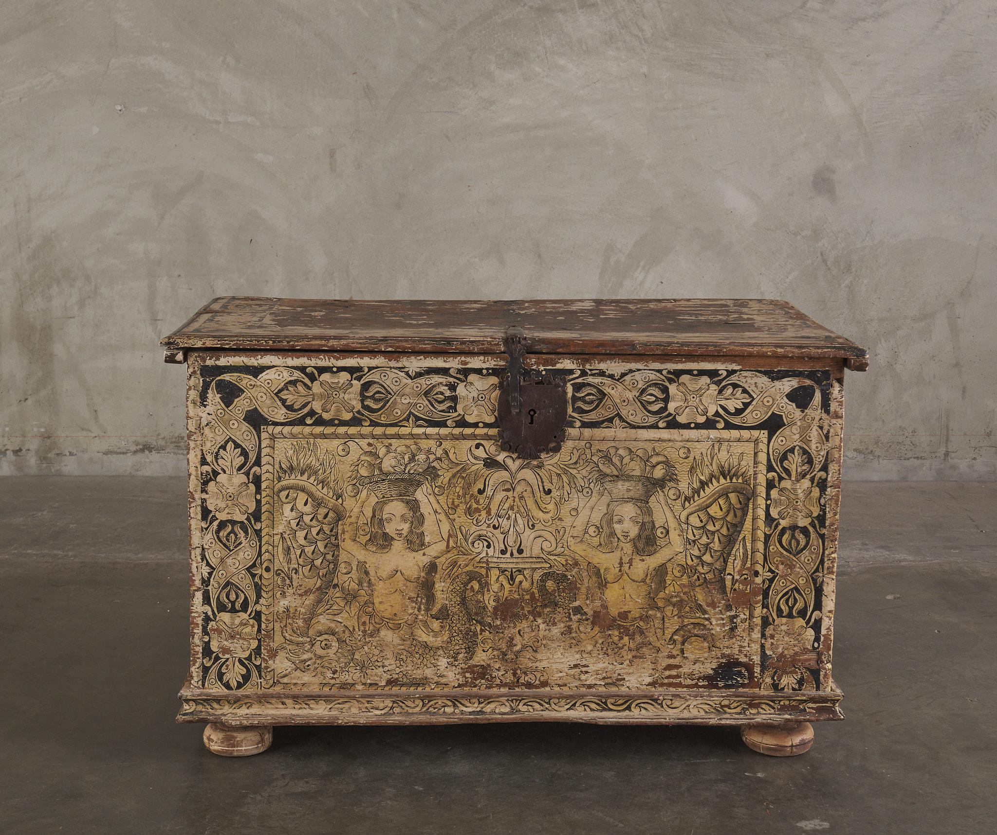 An exceptional museum quality cassone.