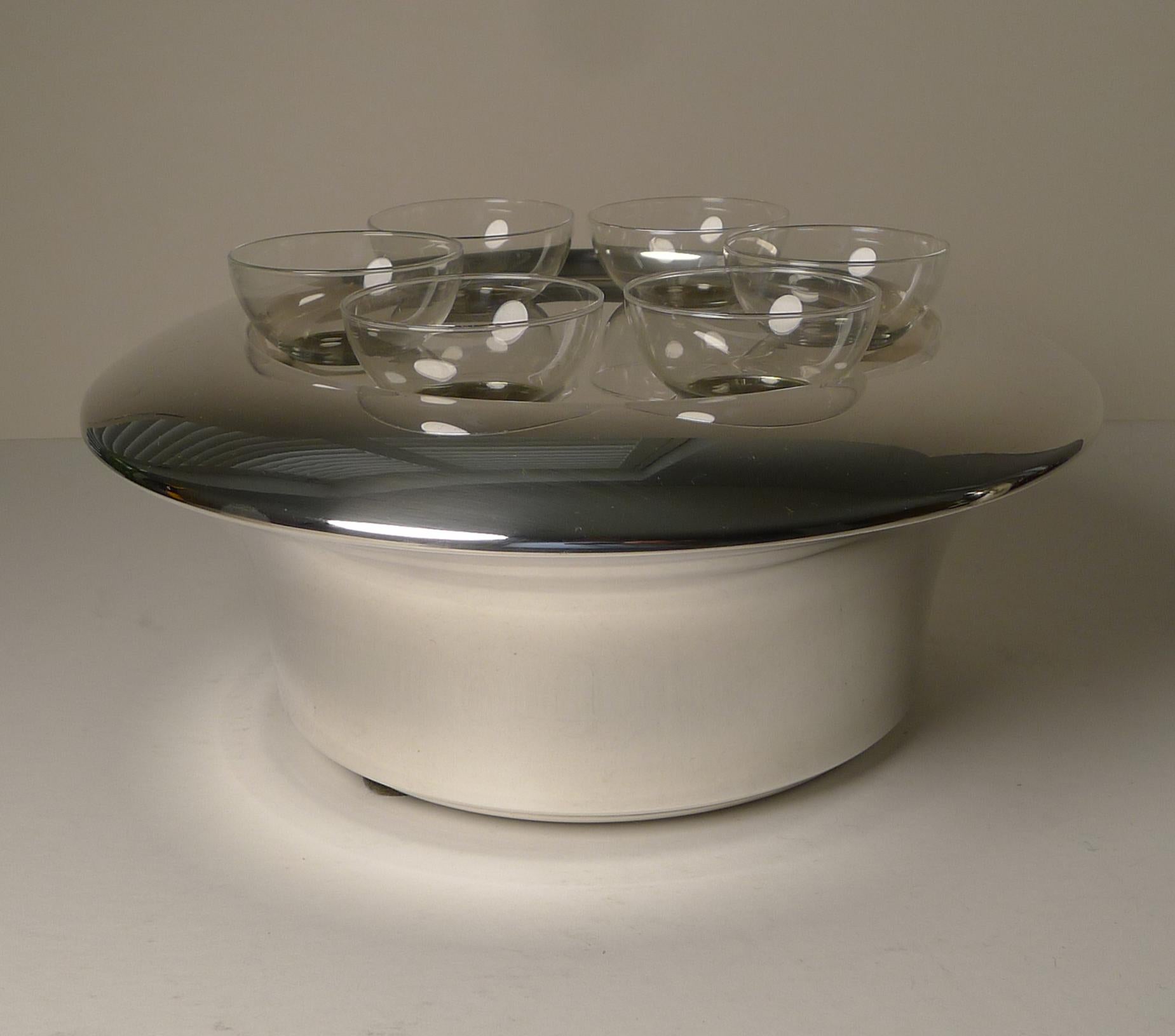 Raro set da cocktail con vodka di Lino Sabattini, 1970 ca. in vendita 4